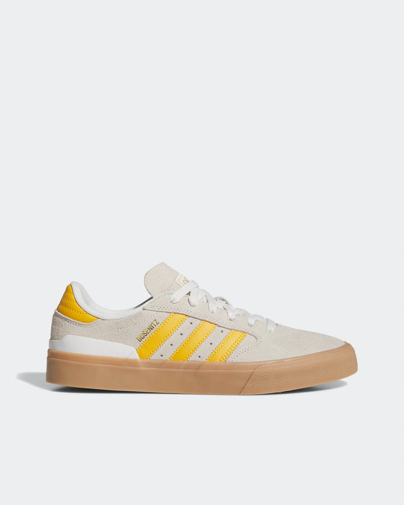 adidas busenitz vulc II crystal white yellow gum style number JH8128