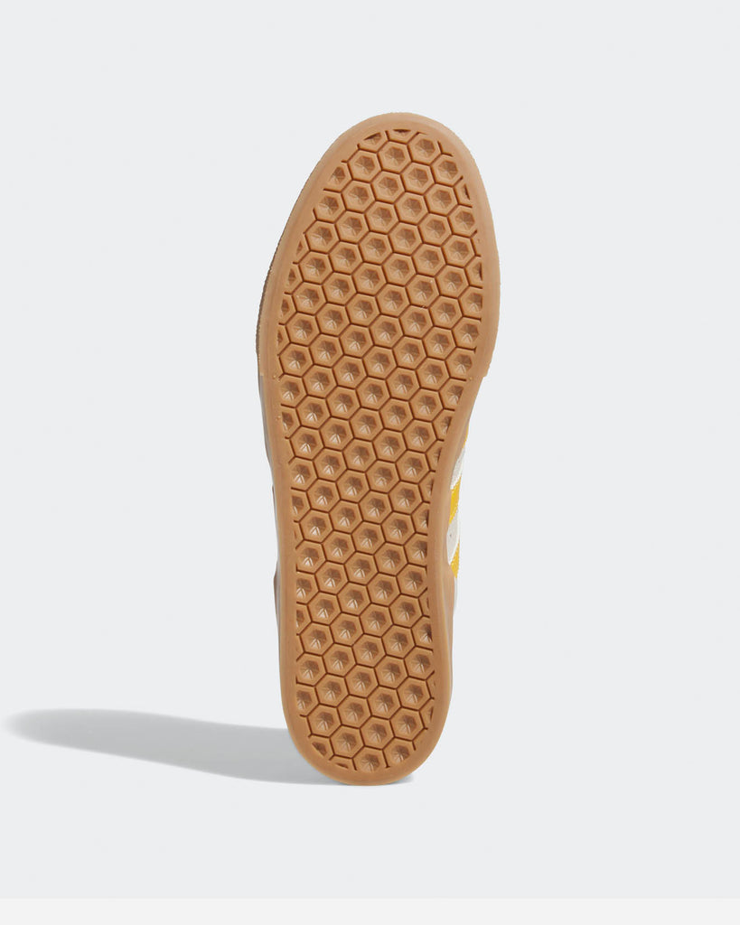 adidas busenitz vulc II crystal white yellow gum style number JH8128