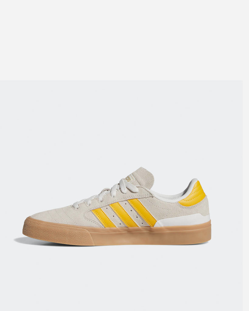 adidas busenitz vulc II crystal white yellow gum style number JH8128