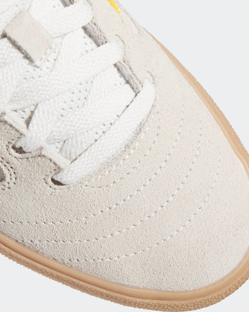 adidas busenitz vulc II crystal white yellow gum style number JH8128