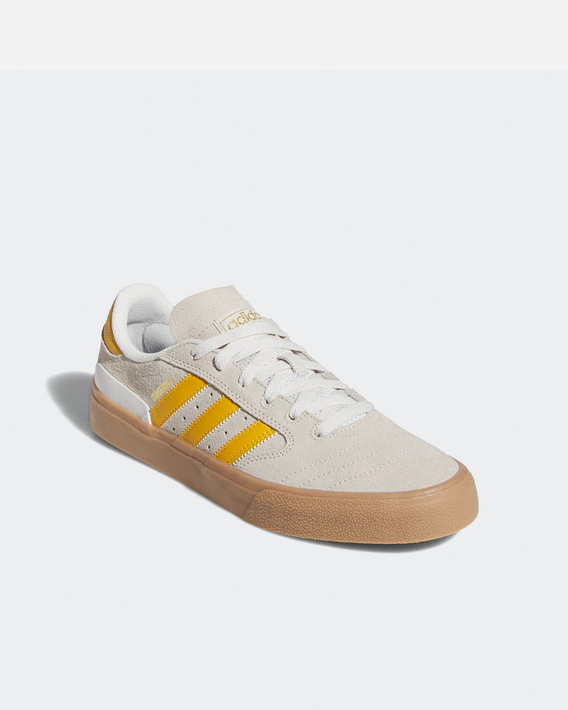 adidas busenitz vulc II crystal white yellow gum style number JH8128
