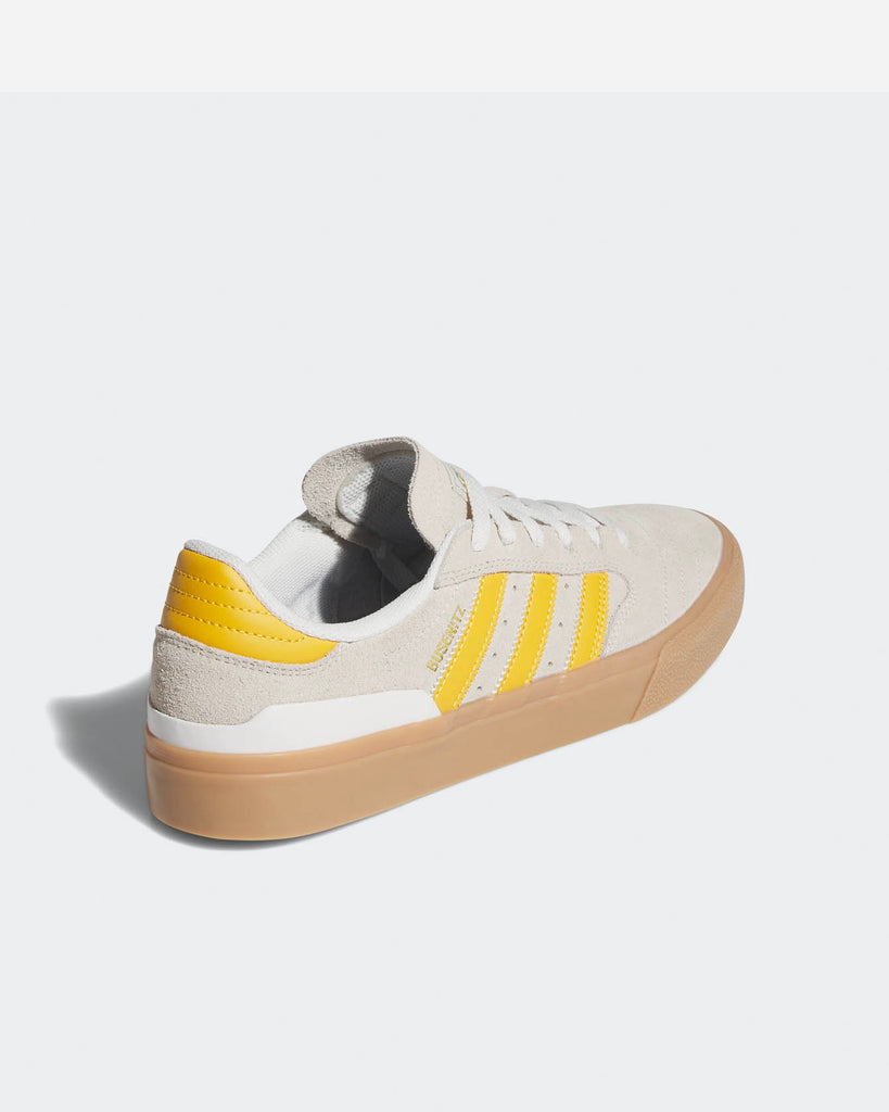 adidas busenitz vulc II crystal white yellow gum style number JH8128