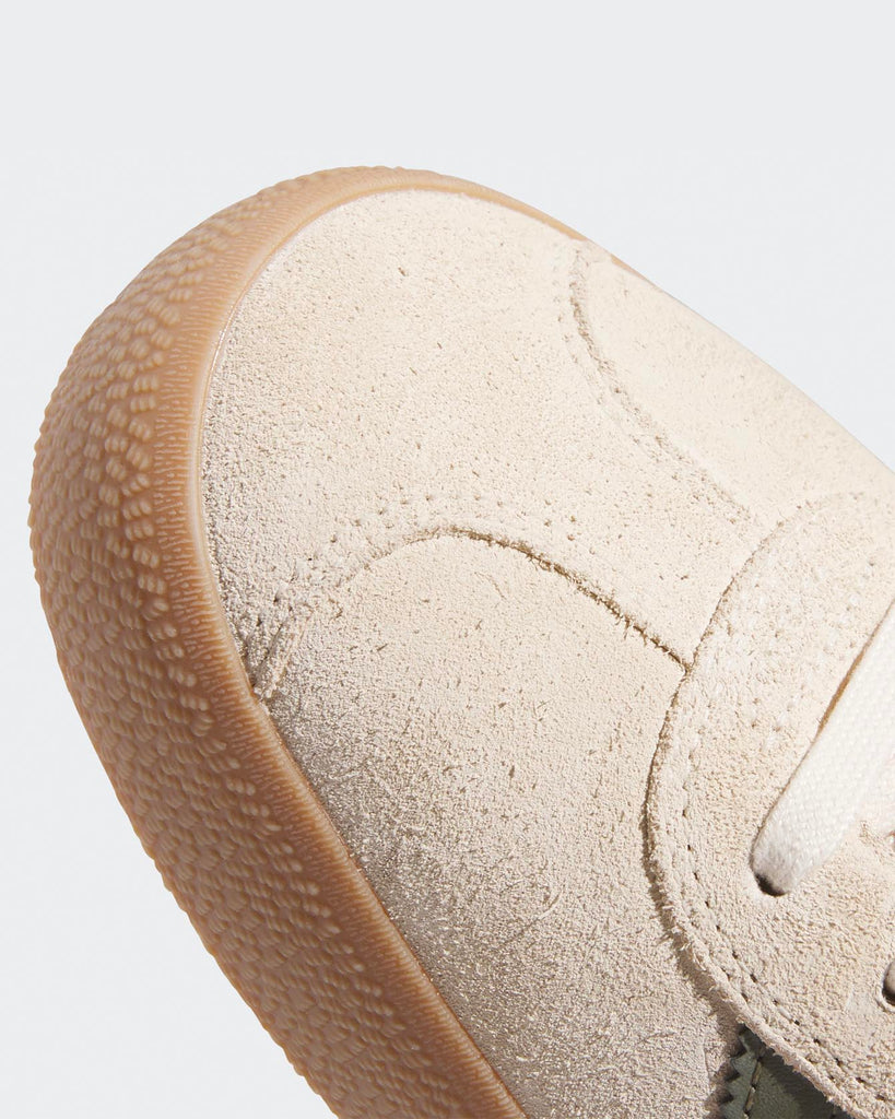 Adidas Skateboarding Gazelle ADV Ecru Tint Olive Gum IH3351