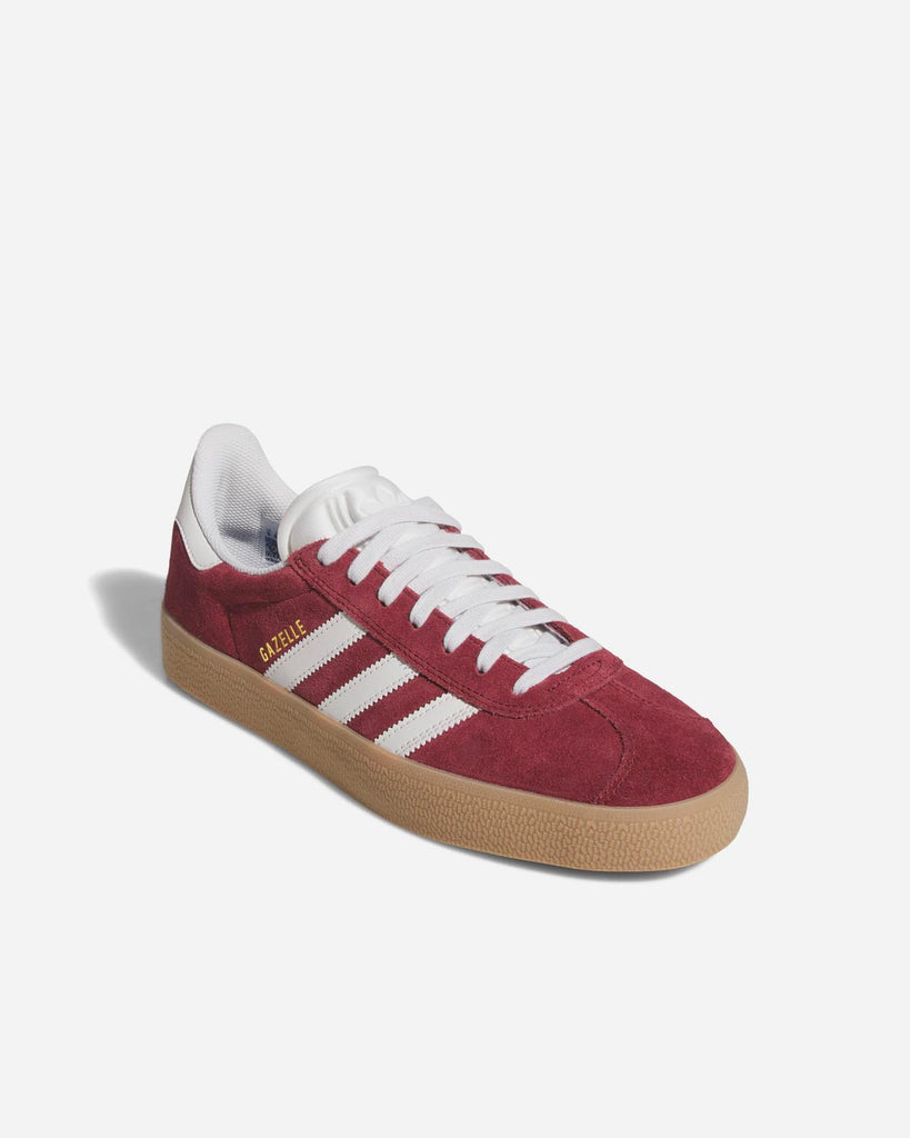 Adidas Skateboarding Gazelle ADV Shadow Red Crystal White Gold JR2000