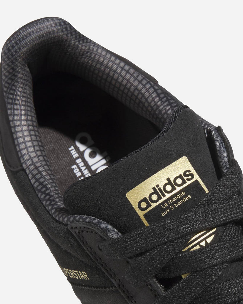 Adidas Skateboarding Superstar ADV Black Black White Suede JP8532