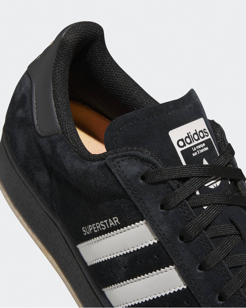 Adidas Superstar ADV Black Suede White