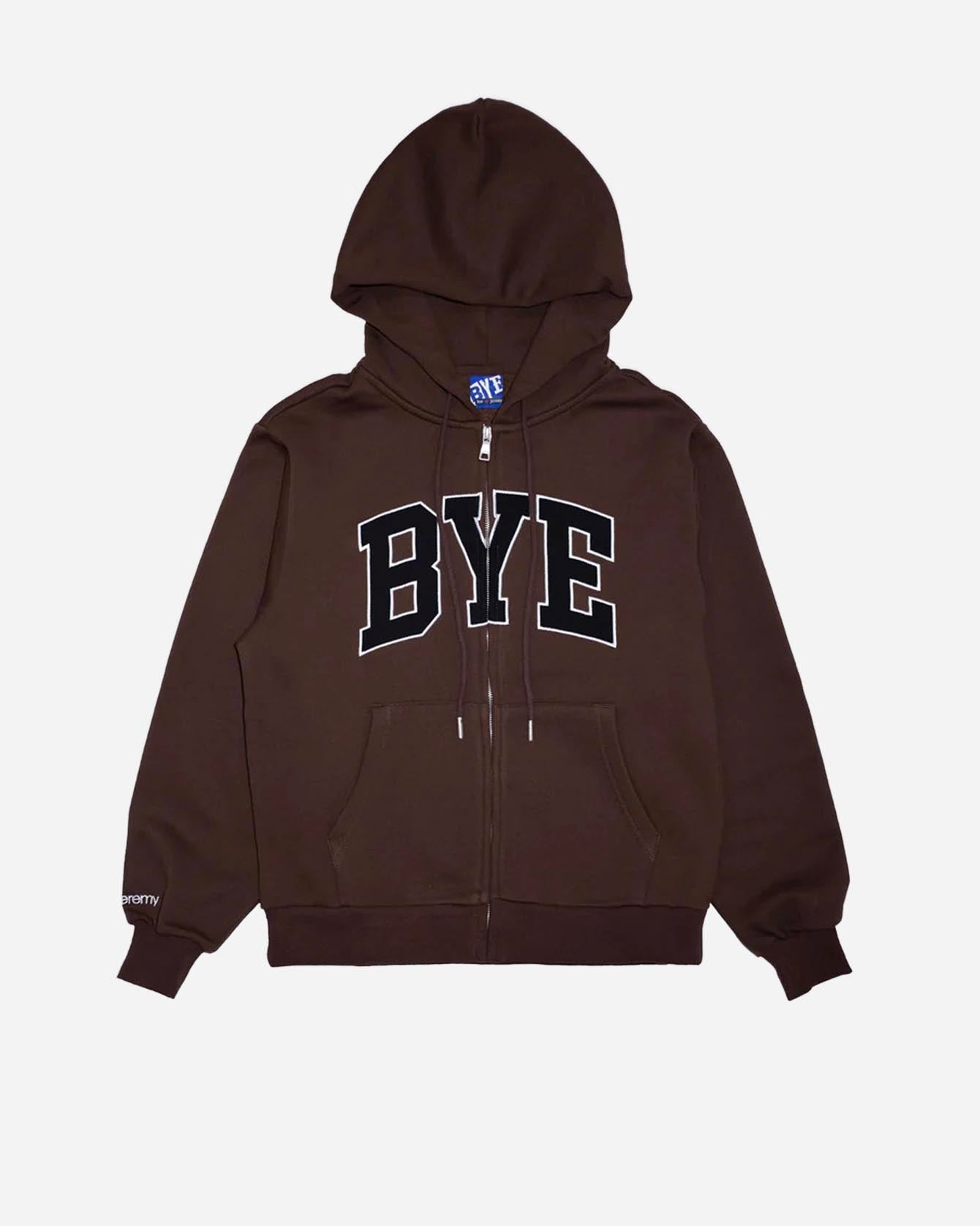 Bye Jeremy Zip-Up Brown – theflowstore