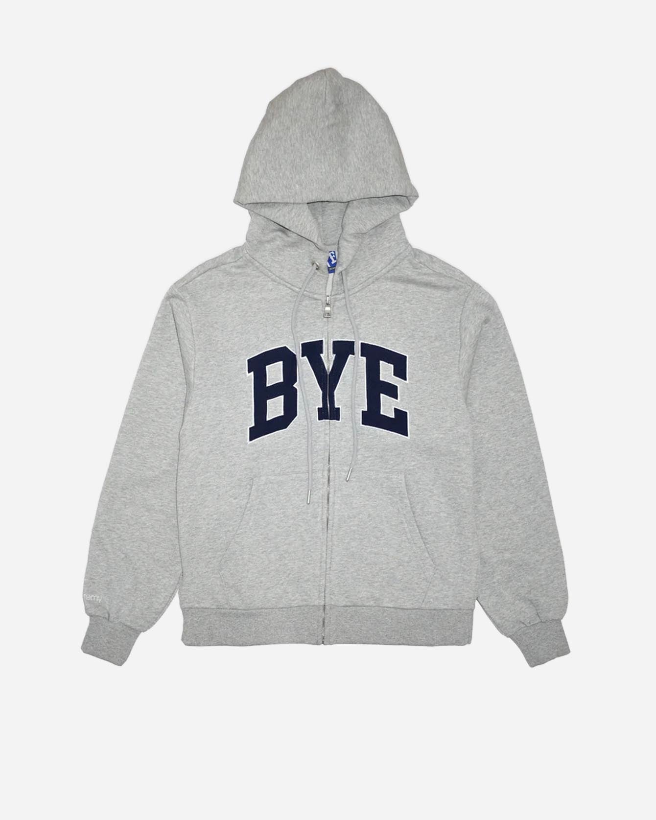 Ta　bye jeremyパーカー Bye Jeremy Zip-Up Grey – theflowstore