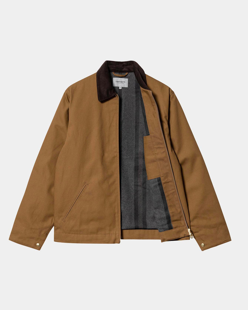 Carhartt Detroit Jacket Hamilton Brown Canvas