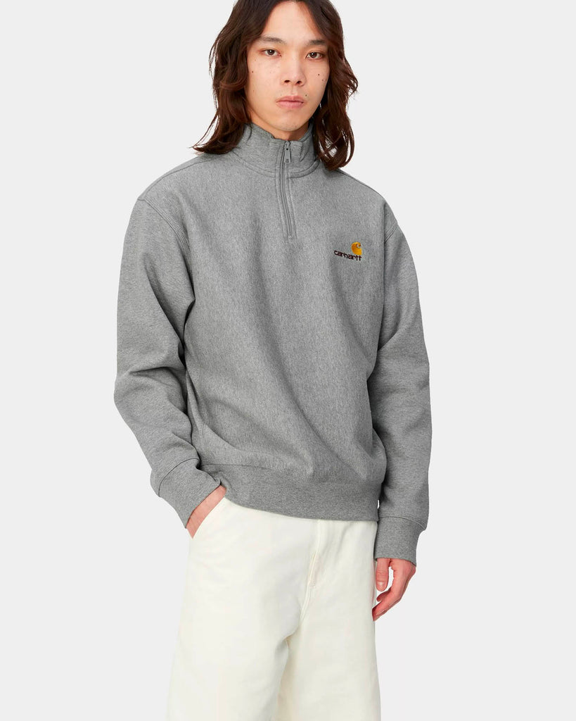 Carhartt Wip Half Zip American Script Grey Heather
Style: I027014_V6_XX