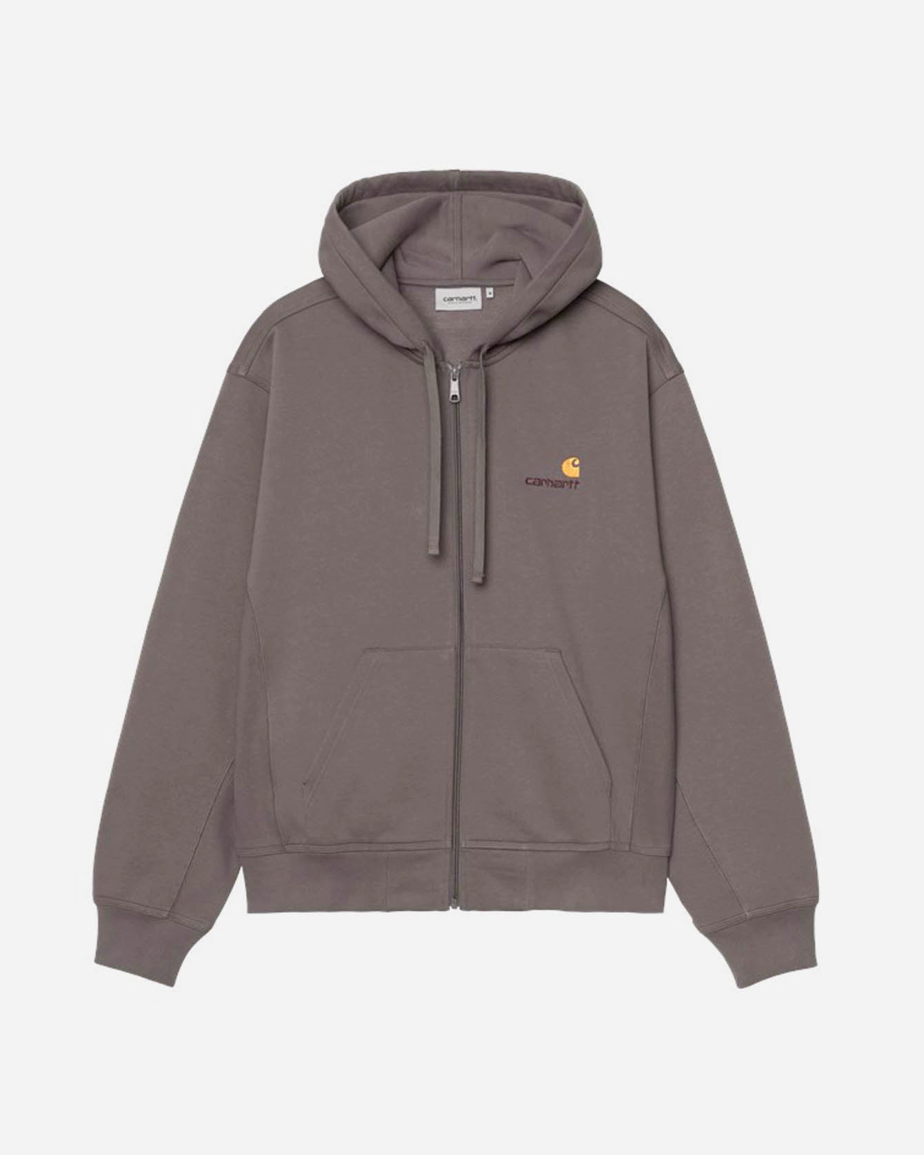 Carhartt Wip Hooded American Script Porphyry – theflowstore