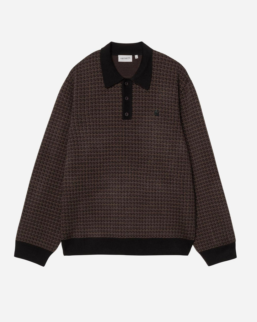Carhartt Wip: L/S Lowis Polo Houndstooth Vitola 
Style: I035395_35M_XX