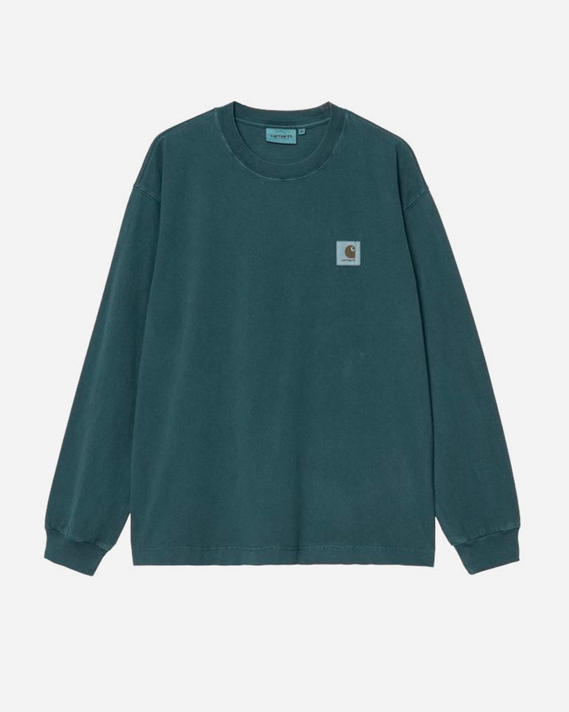 Carhartt Wip: L/S Vista T-Shirt Deep Lagoon 
style: I030779_0AU_GD