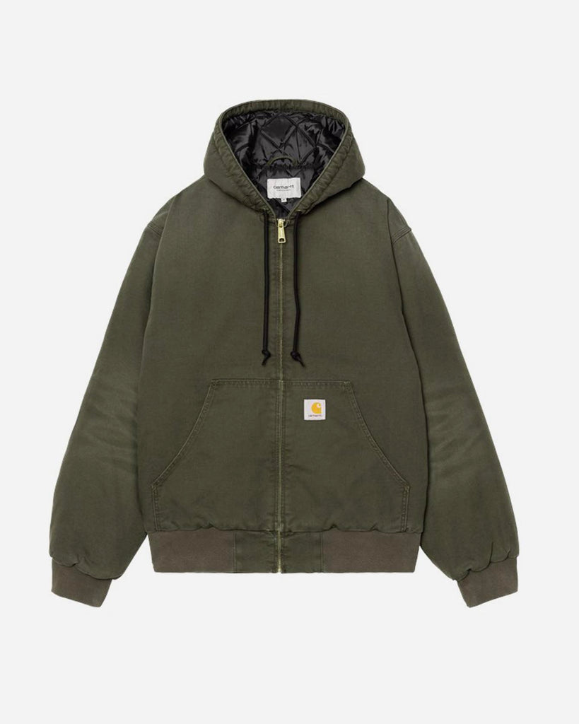 Carhartt Wip: OG Active Jacket Olive Stone Canvas 
style: I035891_49_4O
