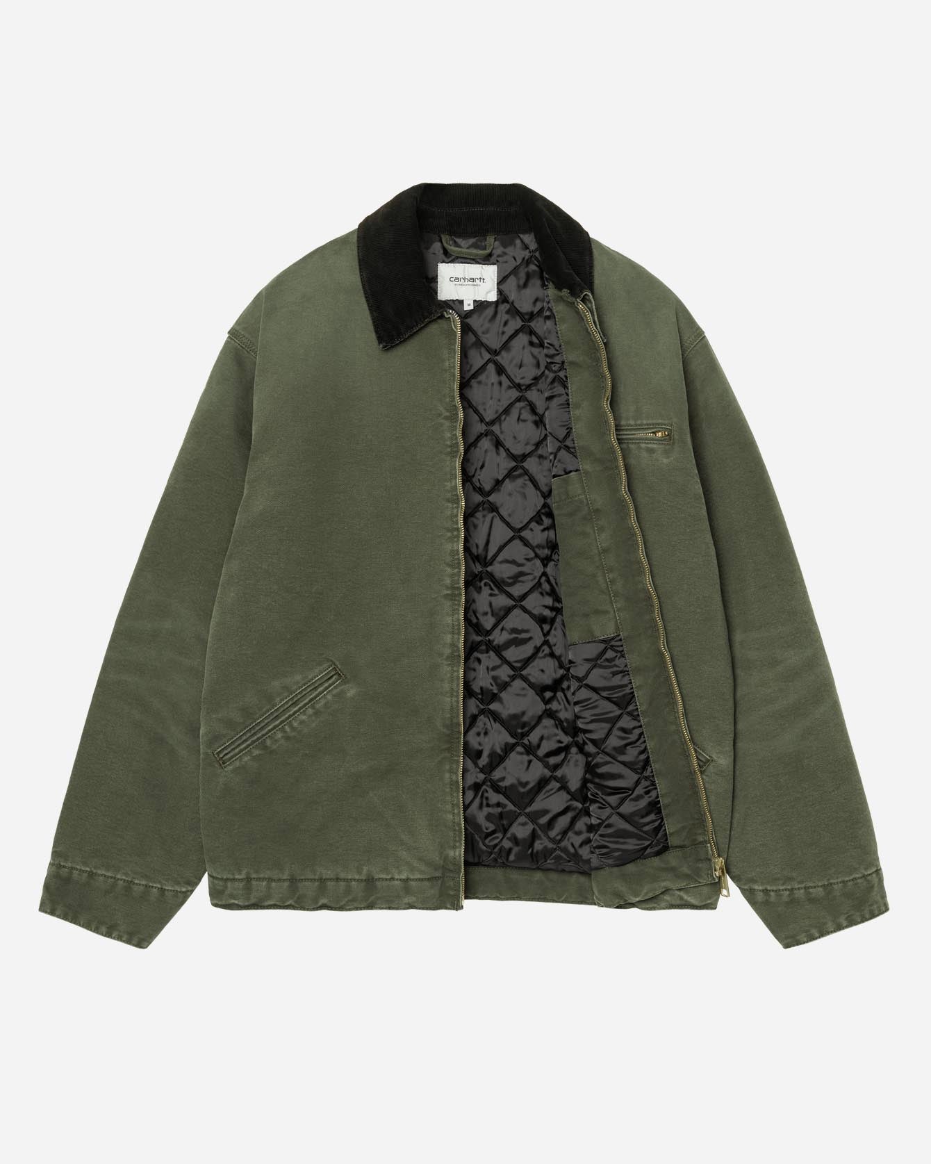 ジャケット・アウター OG DETROIT JACKET - Olive / Black Carhartt Wip OG Detroit Jacket Olive Black Stone – theflowstore