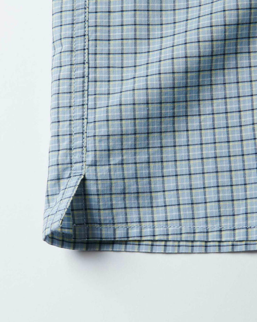 Gramicci Zip Up Wave Shirt Pacific Plaid