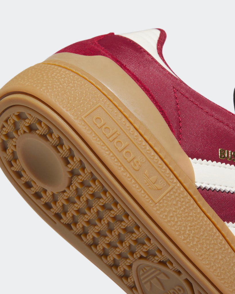 shop skate shoes adidas skateboarding busenitz burgundy chalk white gum gold IE0948