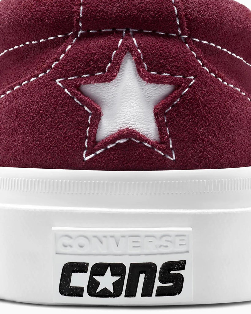 One Star CC Slip On Deep Burgundy