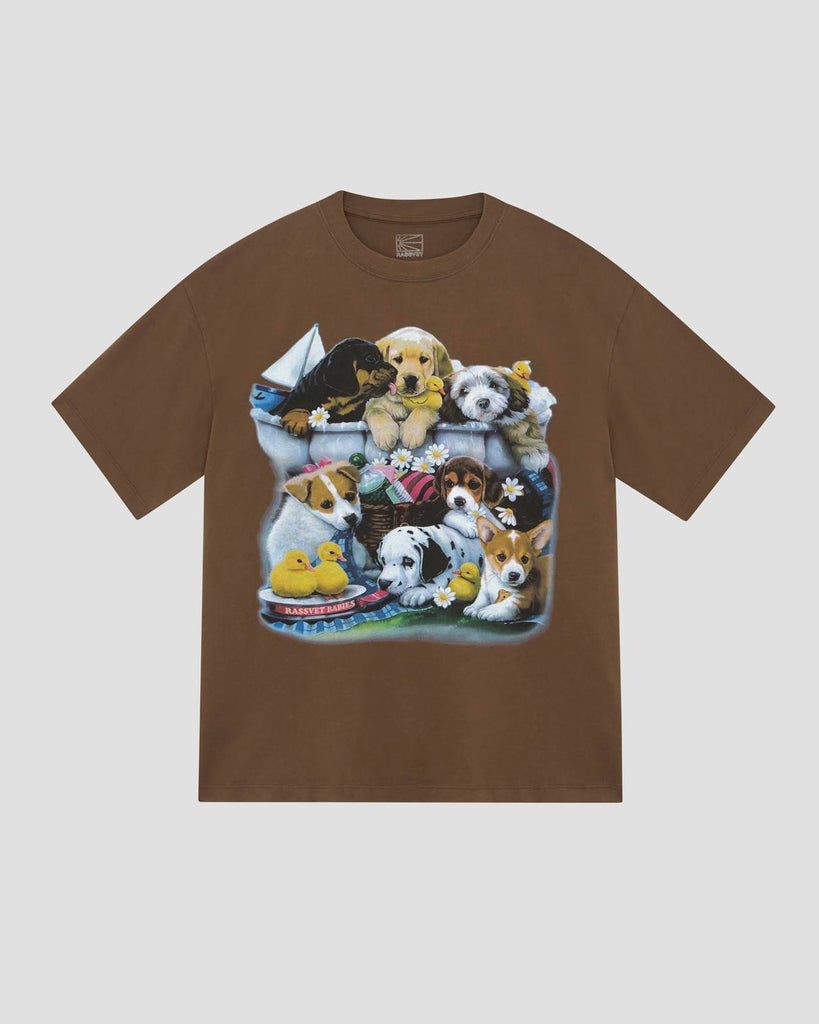 Rassvet Babies Tee Shirt Knit Brown style: PACC17T003