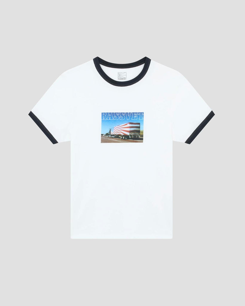 Rassvet JK Truck Ringer Shirt Knit Off White 
style: PACC17T007 