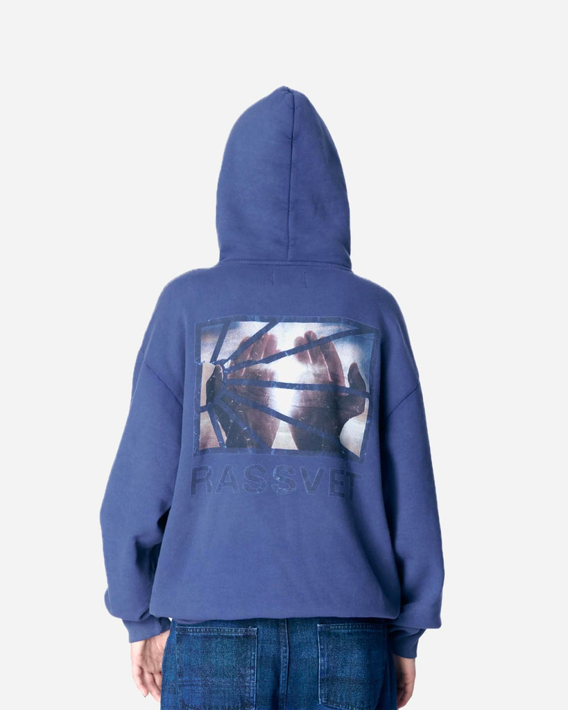 Rassvet Logo Classic Hoodie Knit Navy style: PACC17T021 