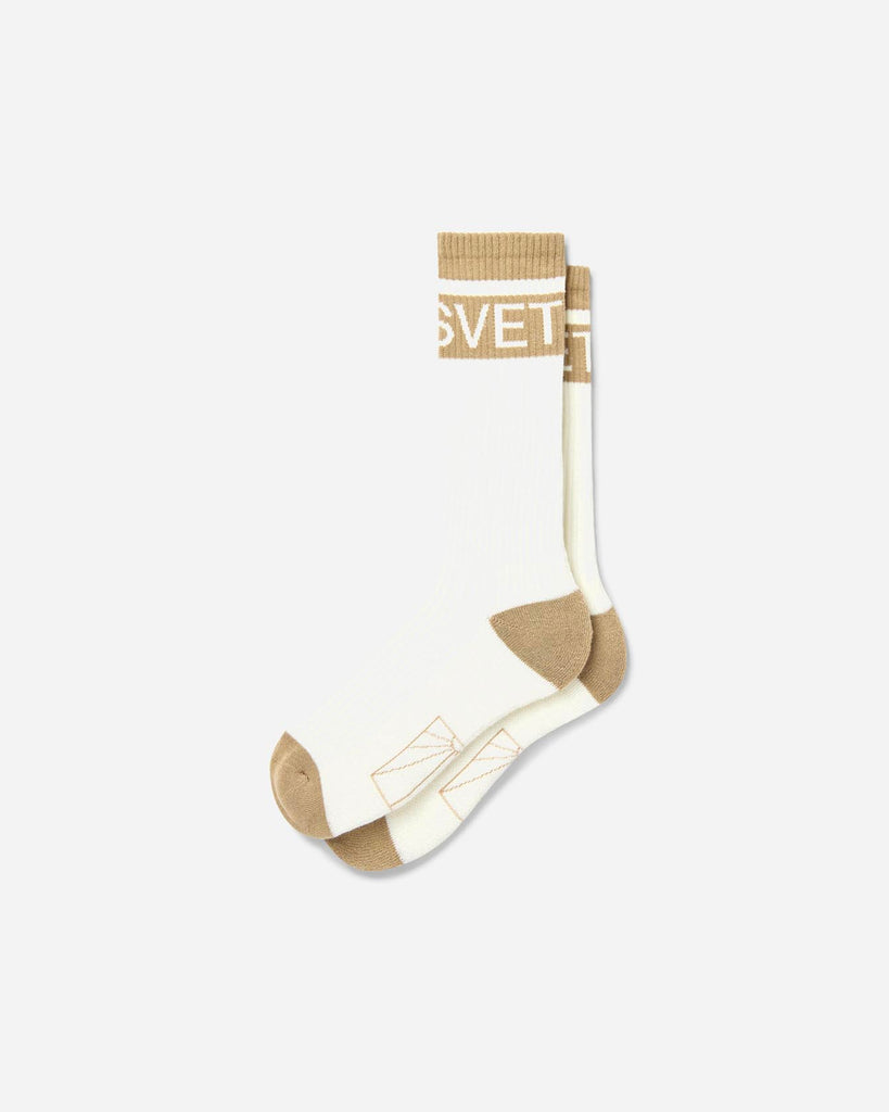 Rassvet Logo Socks Knit White 
style: PACC17K007