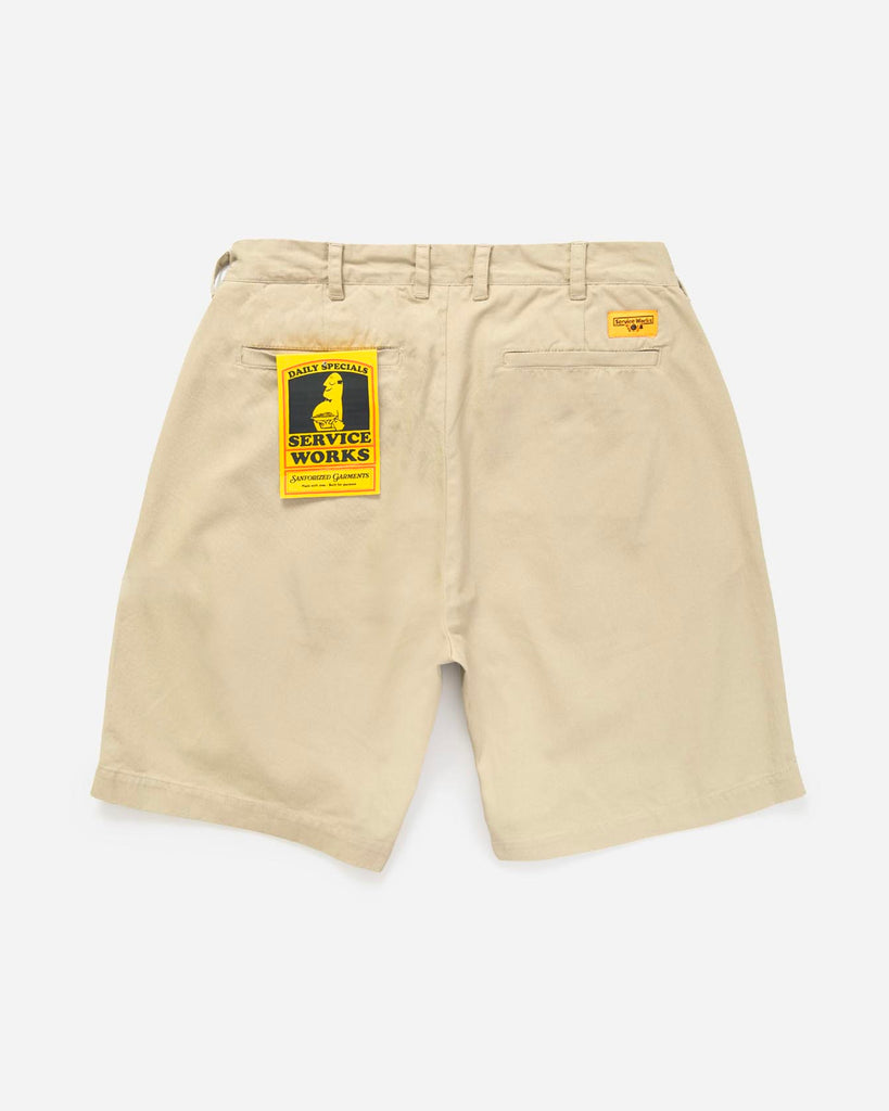 Service Works Drill Part Timer Short Khaki
