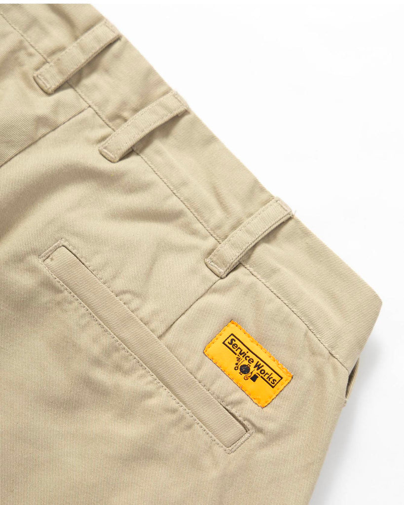 Service Works Drill Part Timer Short Khaki
