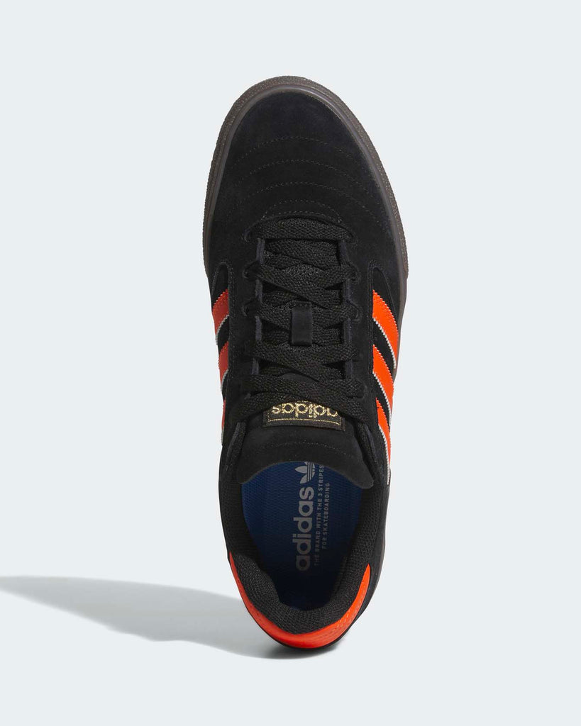 adidas busenitz vulc II black orange gum 