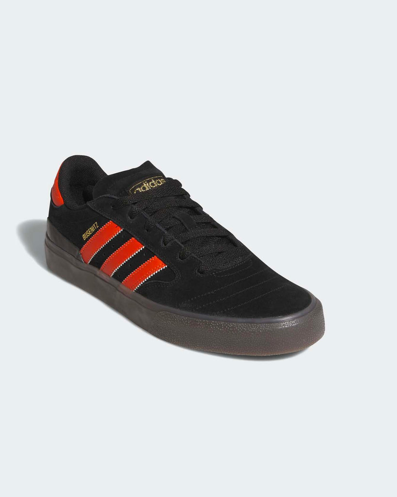 adidas busenitz vulc II black orange gum 