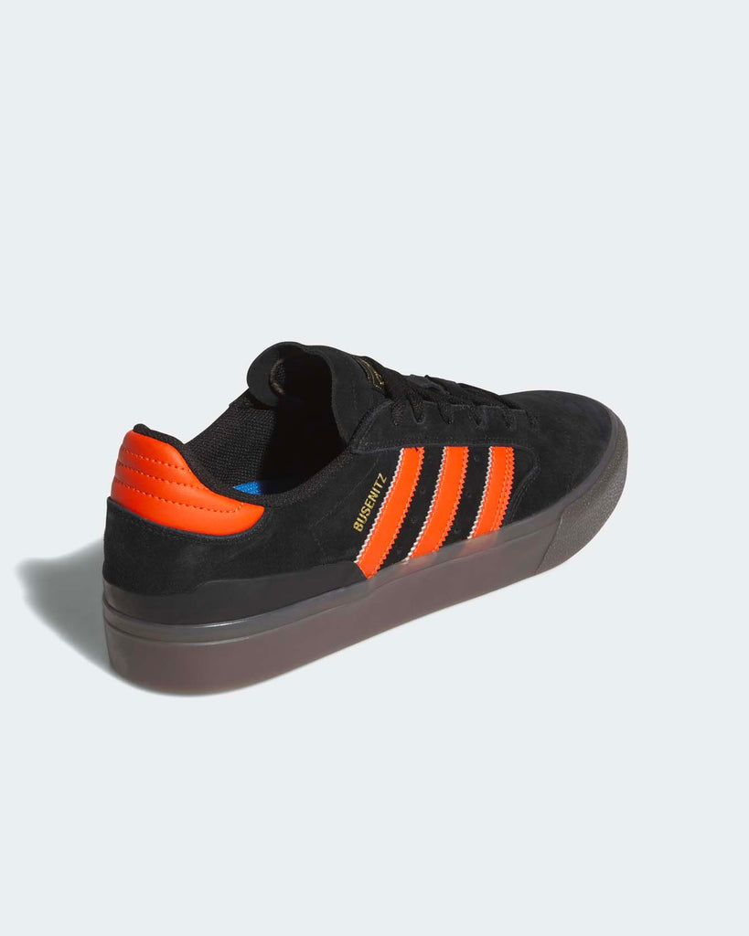adidas busenitz vulc II black orange gum 