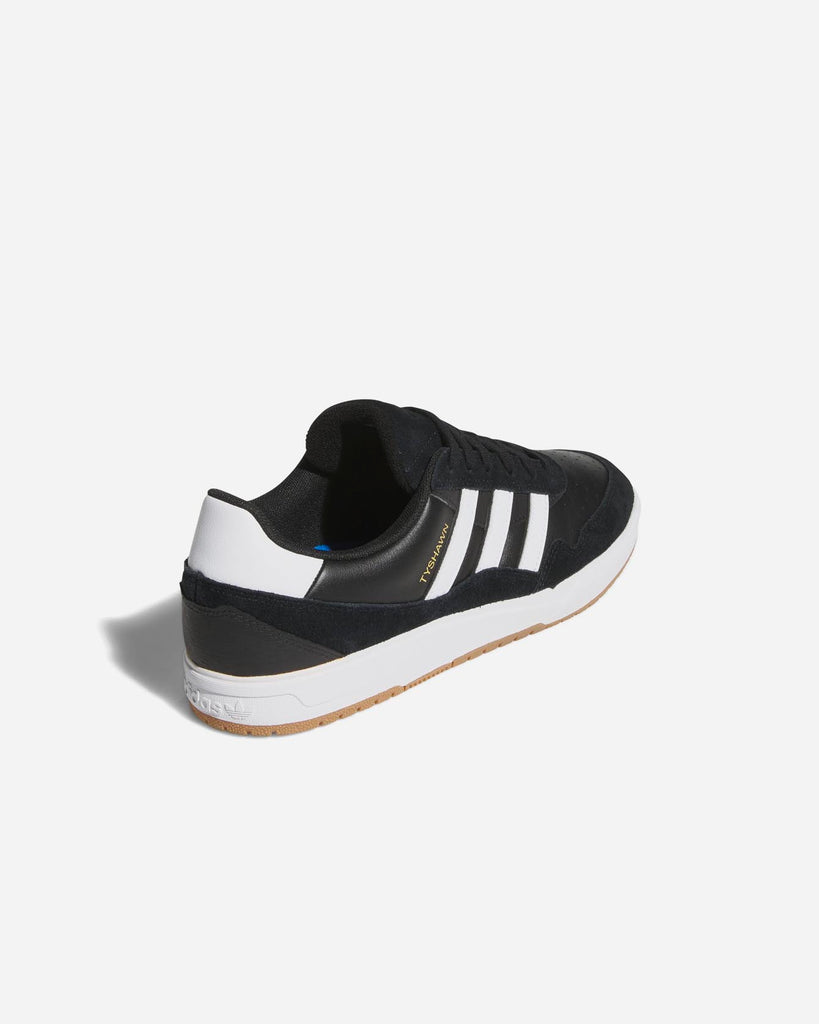 adidas skateboarding JI0846 tyshawn II core black white gum skate shoes