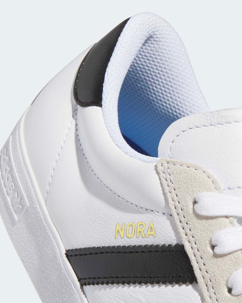 adidas skate nora pro white black IF2067