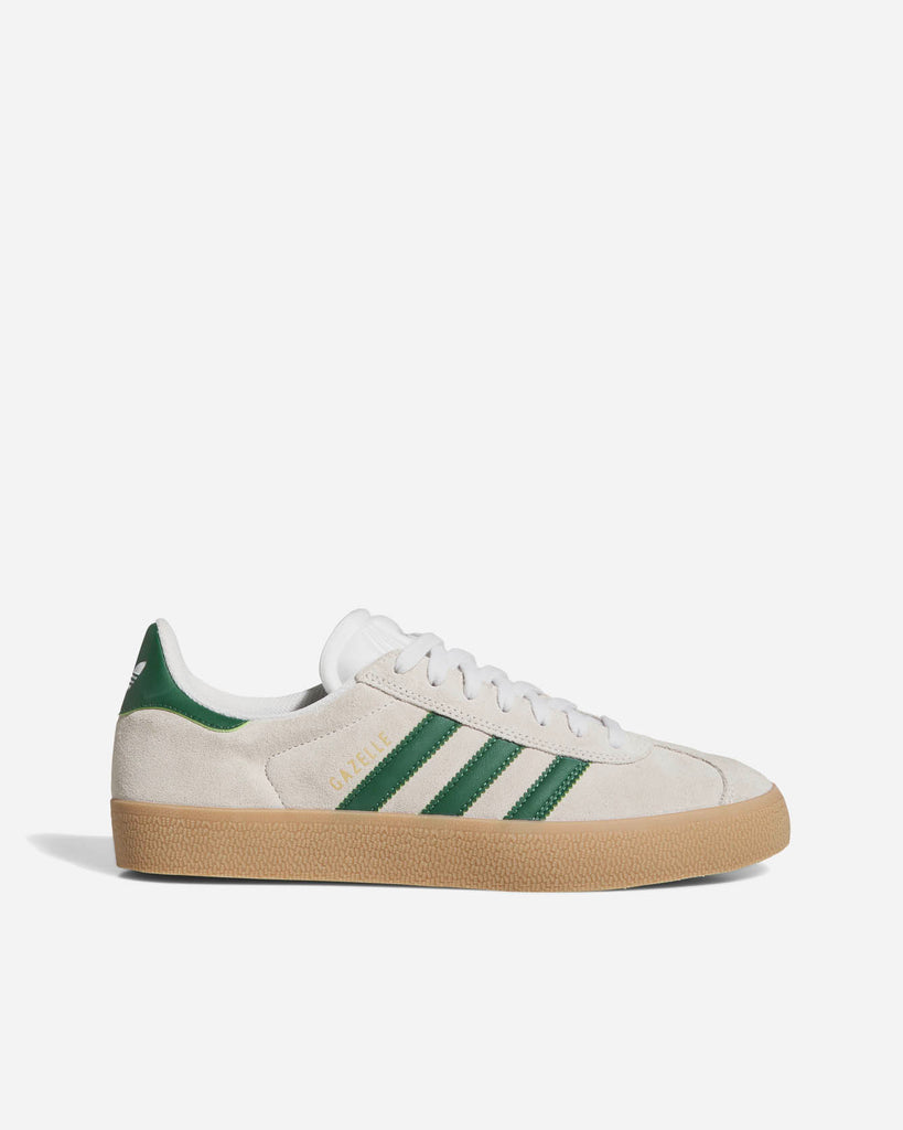 adidas skatebooarding Gazelle ADV Crystal White Green Gum style number JP5858