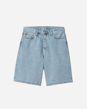 carhartt wip Landon Short Blue Bleached Washed