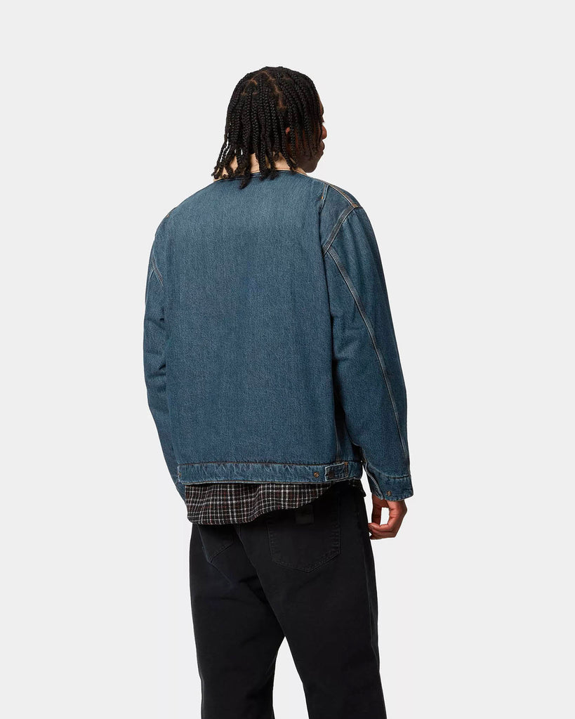 carhartt wip OG Detroit Jacket Smith Denim Blue stone washed